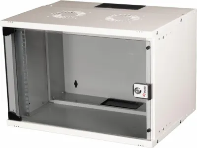 Image de Equip Wandgehäuse 19" 07U 540x400mm Glastür grau