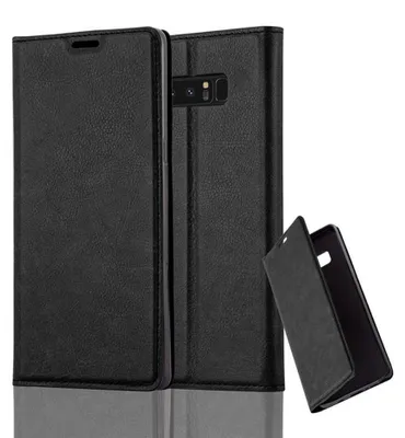 Immagine prodotto di Cadorabo cover per Samsung Galaxy NOTE 8 cover protettiva in nero custodia per cellulare cover chiusura magnetica