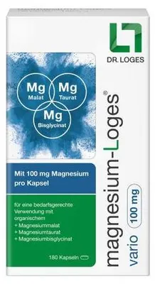 Immagine prodotto di Magnesium-Loges vario 100 mg, capsule, 180 pezzi