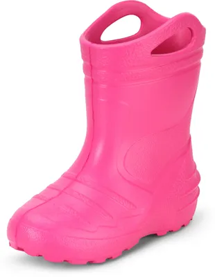 Produktbild von Ladeheid Kinder Mädchen Jungen federleichte Eva Gummistiefel KL051-S (Rosa, 31 EU)