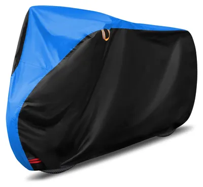 Imagen del producto de Funda protectora para bicicletas, impermeable y resistente al desgarro, de 195x70x110 cm, para uso en exteriores