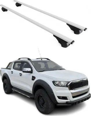 Obrázek produktu pro Příčné střešní nosiče pro Ford Ranger 2011–2024, barva: stříbrná