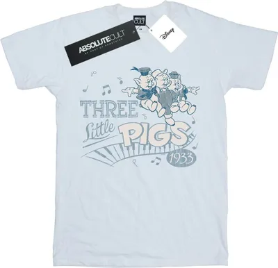 Produktbild von Disney - "1933" T-Shirt für Damen BI17710 (XL) (Weiß)