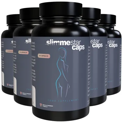 Produktbild von Slimmestar - 300 Kapseln (5x60 Kapseln), 5erPack