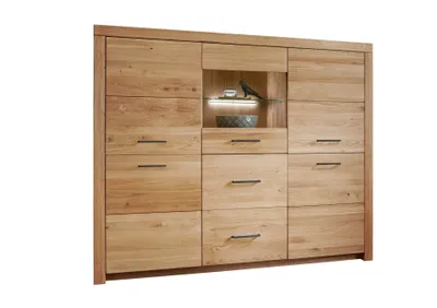 Produktbild von Sideboard Robusto III aus Eiche, geölt, HxBxT 141x170,5x40 cm, fertig montiert