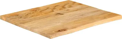 Obrázek produktu pro vidaXL Stolová deska se stromovou hranou 60x60x3,8 cm z masivního mangového dřeva