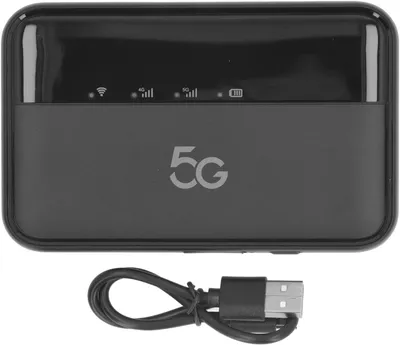 Immagine prodotto di Hotspot Wi-Fi 5G portatile per viaggi, connettività per 16 dispositivi, ricarica tramite USB-C da 10.000 mAh, dispositivo Wi-Fi 6 portatile, modem wireless 5G