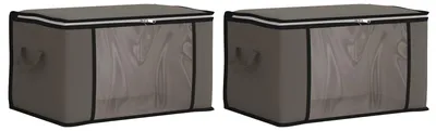 Produktbild von vidaXL Aufbewahrungsbox mit transparentem Seitenfenster 2 Stk. 33,6 L