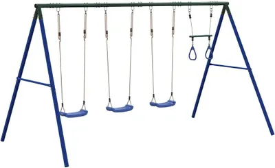Produktbild von vidaXL Schaukel-Set mit Schaukelsitzen und Trapez