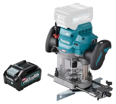 Zdjęcie produktu dla Makita RP 001 GM1 Frezarka akumulatorowa 40 V maks. 12 mm bezszczotkowa + 1x akumulator 4,0 Ah - bez ładowarki