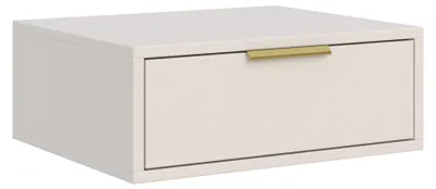 Produktbild von Selsey Vena – Hängender Nachttisch mit Schublade, kaschmir, 50 cm