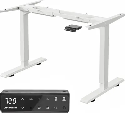 Elektrischer Schreibtischrahmen höhenverstellbar, 2-stufig, Weiß