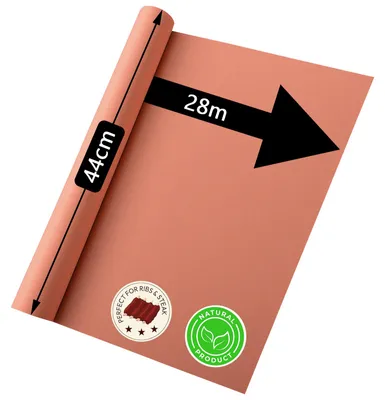 Produktbild von REMZETTA Butcher Paper 44 cm x 28 m Rolle - Metzgerpapier zum Grillen für saftiges Fleisch durch Low & Slow BBQ