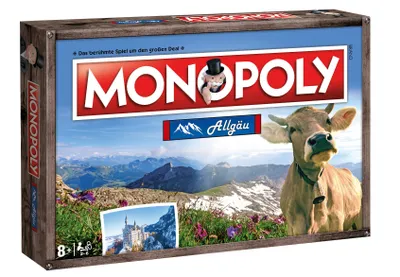 Produktbild von Monopoly Allgäu regional Edition Ausgabe Spiel Gesellschaftsspiel Brettspiel