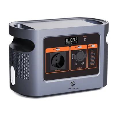 Obrázek produktu pro Fine Life Pro Generátor 500Wh Přenosná elektrárna Mobilní generátor energie pro kempování, venkovní