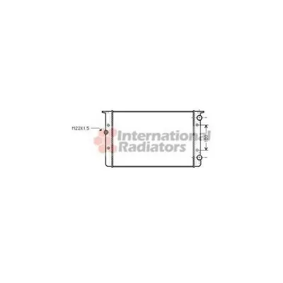 Produktbild von Van Wezel Wasserkühler für VW Golf 3 Vento 1,9 TD TDI
