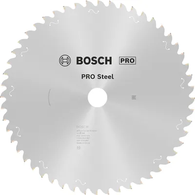 Imagen del producto de Disco de sierra circular PRO Steel para sierras circulares, con cable, de 254 x 2,2 x 25,4 mm, grado Z52.