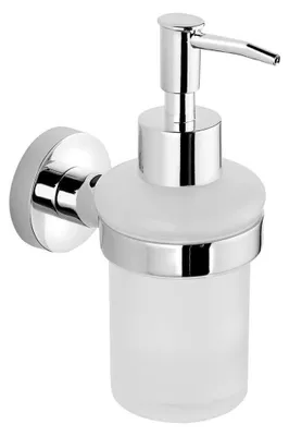 Produktbild von SAMBA Seifenspender 150ml, Milchglas, Chrom