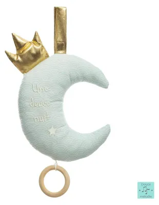 Immagine prodotto di Cuscino per bebè MOON con melodie, colore menta