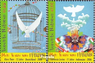 Produktbild von Briefmarken UNO - Wien 2006 Mi 475-476 (kompl.Ausg.) gestempelt Weltfriedenstag