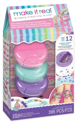 Produktbild von Make it Real MR1718, Armbänder-Bastelset für Kinder, 8 Jahr(e), Kunststoff, Mehrfarbig, 395 Stück(e)