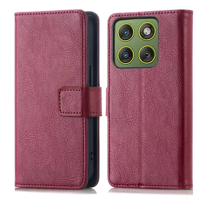 Image de imoshion Luxe Bookcase for the Motorola Edge 70 - Bordeaux
