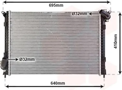 Produktbild von Van Wezel Motorkühler für Mini Mini