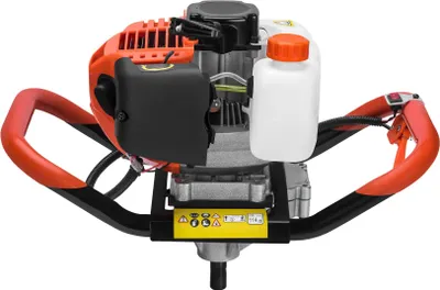 Immagine prodotto di KRAFT&DELE | Trivella per pali, 4,9 kW, 6,7 CV, motore a benzina, trivella per pali, con motore a 2 tempi, trivella a motore, per perforazioni pulite