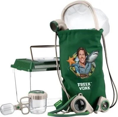Produktbild von Outdoor Entdeckungs Set FREEK VONK x BRESSER, 8-teilig, Terrarium, Inkl. Zubehör, Ab 8 Jahren