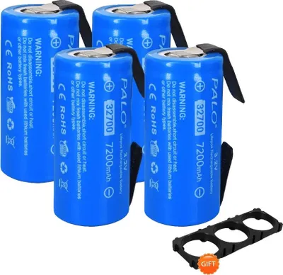 Image de Batterie LiFePO4, capacité 7200 mAh, taux de décharge élevé, 4 batteries