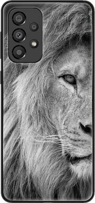 Produktbild von König Design Hülle kompatibel mit Samsung Galaxy A33 5G Kunststoff Soft Handyhülle - Handy Case Löwe