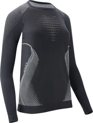 Produktbild von UYN Evolutyon Comfort langarm Funktionsshirt Damen charcoal/white/light grey S/M
