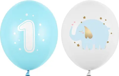 Produktbild von Ballons 30 cm, Roczek, Pastel Light Blue (1 VPE / 50 Stk.)