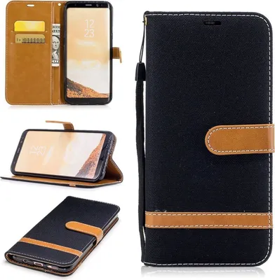 Imagen del producto de Funda de mezclilla para Samsung Galaxy S8+ Plus, protector de teléfono, funda, carcasa, color