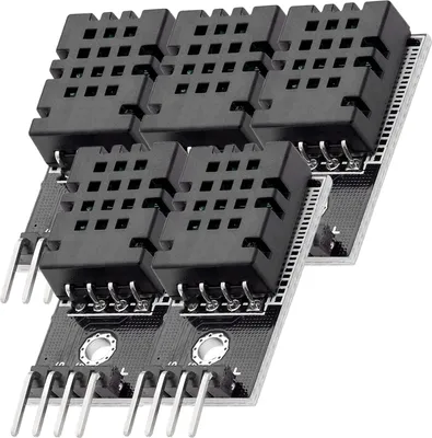 Immagine prodotto di AZ-Delivery Sensori DHT20 Sensore digitale di temperatura e umidità con interfaccia I2C da 2,5 V a 5,5 V compatibile con scheda Raspberry Pi per progetti di microelettronica fai da te, set da 5 pezzi