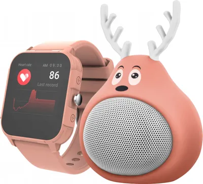 Produktbild von Smartwatch Kinderuhr für Mädchen Schrittzähler Lautsprecher-Set