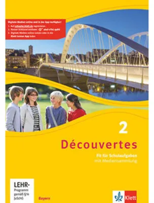 Immagine prodotto di Découvertes 2. Ausgabe Bayern. Fit für Schulaufgaben. Arbeitsheft mit Lösungen und Mediensammlung 2. Lernjahr