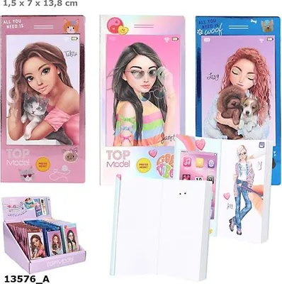 Image de TOPModel Mini livre de coloriage avec son, 80 pages,1 pièce Contenu de la livraison