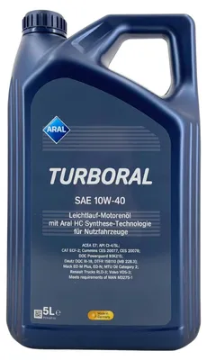 Produktbild von Aral Turboral 10W-40 5 Liter (15F45C)