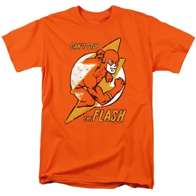 Obrázok produktu pre Tričko The Flash – uni, pánske/dámske, model TV39826 (veľkosť M), farba: oranžová