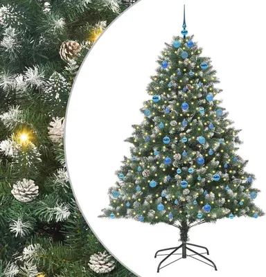 Immagine prodotto di Albero di Natale artificiale con 300 LED Verde 210 cm