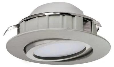 Obrázok produktu pre EGLO Pineda, Zapustené bodové osvetlenie, Žiarovky bez možnosti výmeny, LED, 6 W, 3000 K, nikel