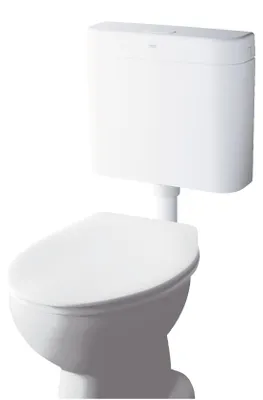 WC-Spülkasten 6-9 L, Servobedienung, schweißwasserdicht, Alpinweiß
