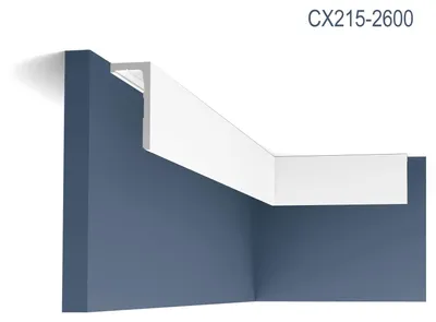 Produktbild von Orac Decor CX215-2600 Eckleiste Deckenleiste Leiste indirekte Beleuchtung 2,6 m