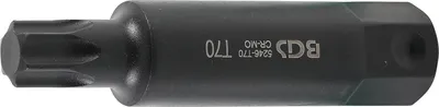 Produktbild von BGS 5246-T70 T-Profil Bit ohne Bohrung, 100 mm lang, T70, 22 mm 6-kant