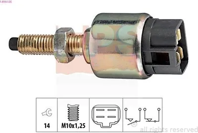 Produktbild von EPS Bremslichtschalter 1.810.125 für HYUNDAI COUPE (RD) mechanisch