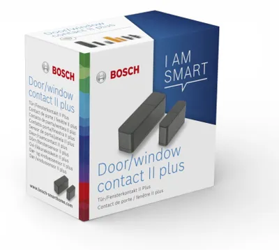 Produktbild von Bosch Door/Window Contact II Plus, Kabellos, ZigBee, Anthrazit, 2400 – 2483.5, 10 dBmW, Tür/Fenster