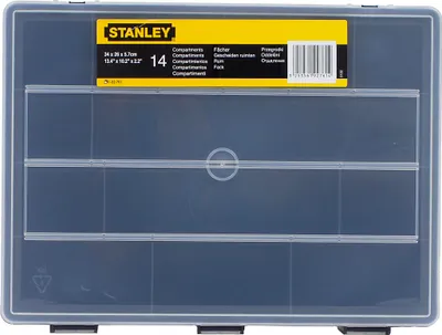 Produktbild von Stanley 1-92-761, Schwarz, Transparent, 340 mm, 57 mm, 260 mm