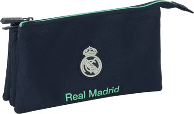 Zdjęcie produktu dla Safta 812557744 Real Madrid 2nd Kit 25/26 Piórnik potrójny Niebieski Man Niebieski Jeden rozmiar