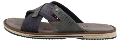 Immagine prodotto di Mustang: Scarpe da uomo, pantofole, ciabatte, colore blu, casual